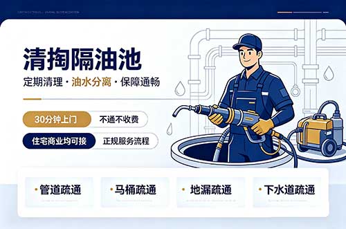安丘清掏隔油池